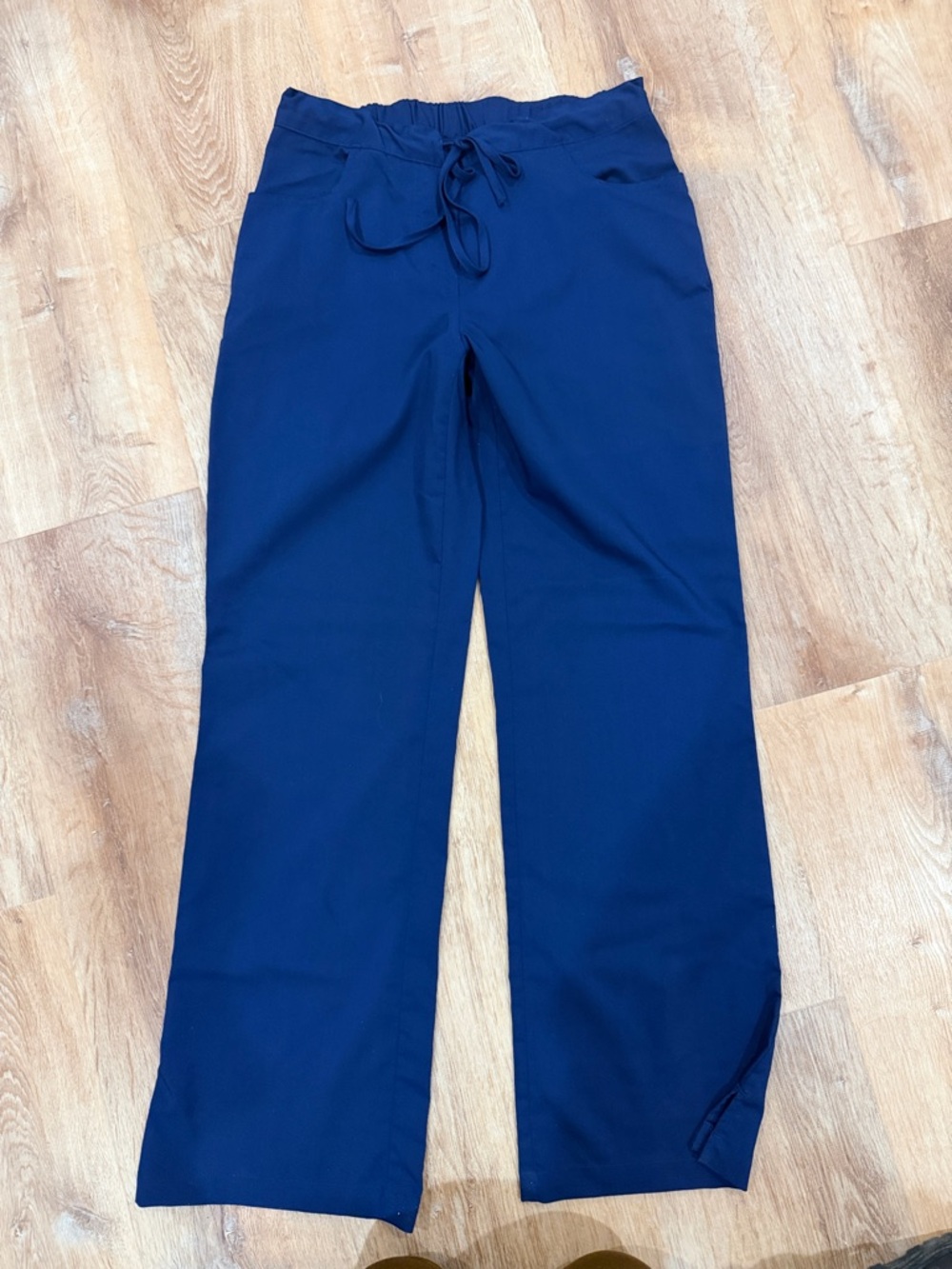 Women's Navy Boot Cut Drawstring Pants